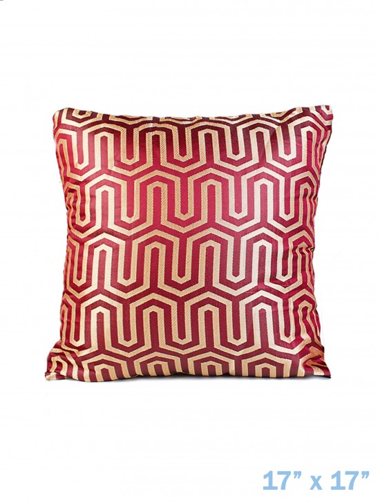 HONEY COMB DESIGN CUSHION COVER & FILLER